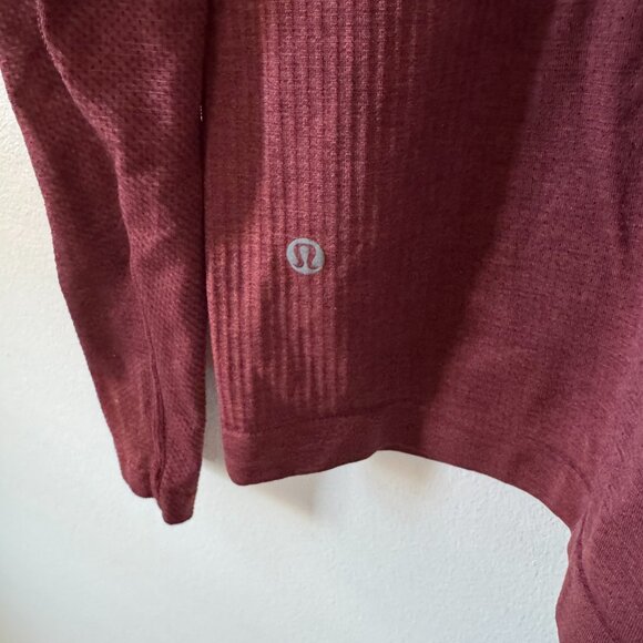 Lululemon Long Sleeve Maroon - Picture 3 of 8
